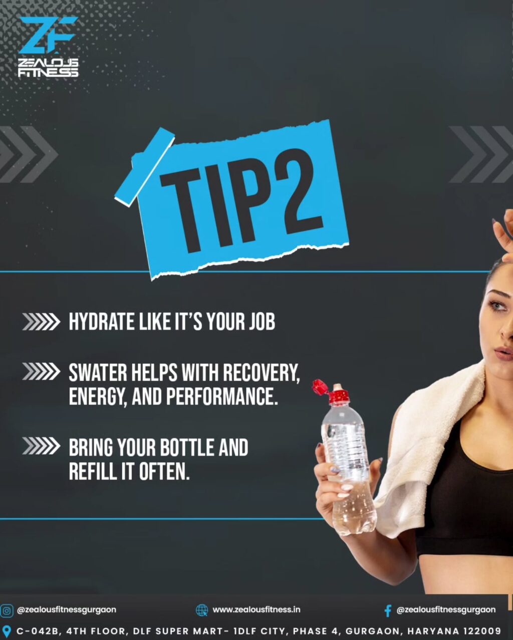 Instagram post from zealousfitnessgurgaon. This post is in position 2.