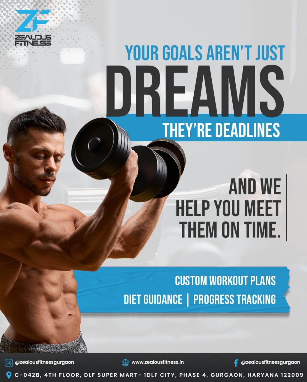 Instagram post from zealousfitnessgurgaon. This post is in position 4.
